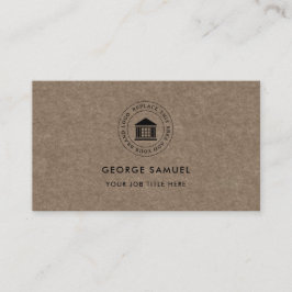 Elegant Modern Custom Logo Minimalist Eenvoudig Visitekaartje