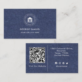 Elegant Modern Custom Logo Minimalist Eenvoudig Visitekaartje