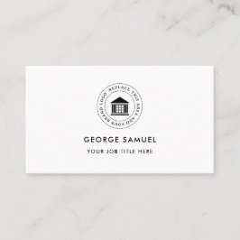 Elegant Modern Custom Logo Minimalist Eenvoudig Visitekaartje