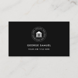 Elegant Modern Custom Logo Minimalist Eenvoudig Visitekaartje