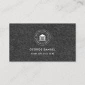 Elegant Modern Custom Logo Minimalist Eenvoudig Visitekaartje (Voorkant)