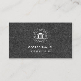 Elegant Modern Custom Logo Minimalist Eenvoudig Visitekaartje