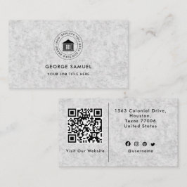 Elegant Modern Custom Logo Minimalist Eenvoudig Visitekaartje