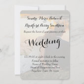 Elegant Modern Custom  Photo Save The Date Wedding Kaart (Achterkant)