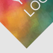 Elegant Modern Custom Sjabloon Uw Logo hier Tissuepapier (Detail)