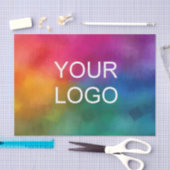 Elegant Modern Custom Sjabloon Uw Logo hier Tissuepapier (Craft)