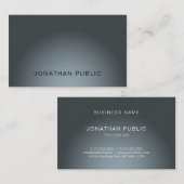 Elegant modern design Professional Luxe Plain Visitekaartje (Voorkant / Achterkant)