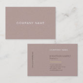 Elegant modern design Professional Plain Luxury Visitekaartje (Voorkant / Achterkant)