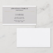 Elegant modern design, schone laptop, professionee visitekaartje (Voorkant / Achterkant)