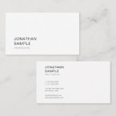 Elegant modern design, stijlvol en professioneel visitekaartje (Voorkant / Achterkant)