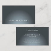 Elegant modern design — Trendy Plain Professional Visitekaartje (Voorkant / Achterkant)