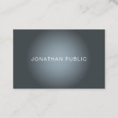 Elegant modern design — Trendy Professional Plain Visitekaartje (Voorkant)