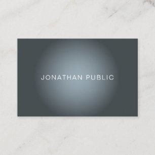 Elegant modern design — Trendy Professional Plain Visitekaartje