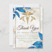 Elegant Modern Doctor Hartelijk dank Bedankkaart (Voorkant)