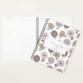 Elegant modern Doula Roos Taupe bloemmotief Planner (Display)