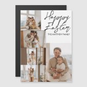 elegant Modern Easter, familie vijf fotocollage (Voorkant / Achterkant)