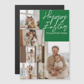 elegant Modern Easter, familie vijf fotocollage (Voorkant / Achterkant)