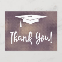 Elegant modern eenvoudig Afstuderen Dank u wel