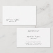 Elegant modern, eenvoudig design, flexibel visitekaartje (Voorkant / Achterkant)