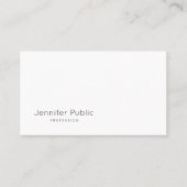 Elegant modern, eenvoudig design, flexibel visitekaartje (Voorkant)