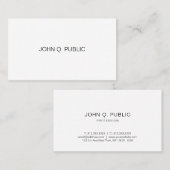 Elegant modern, eenvoudig design, prachtig visitekaartje (Voorkant / Achterkant)