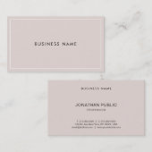 Elegant modern Eenvoudig design Professional Trend Visitekaartje (Voorkant / Achterkant)