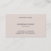 Elegant modern Eenvoudig design Professional Trend Visitekaartje (Achterkant)