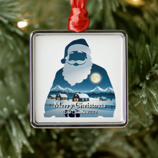 Elegant Modern Eenvoudig Familie Kerstmis Metalen Ornament