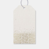 Elegant modern Eenvoudig Gold Chic Favor Hartelijk Cadeaulabel (Achterkant)