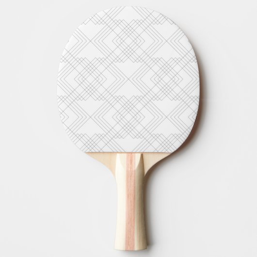 Elegant, modern, eenvoudig, koel grafisch patroon tafeltennisbatje (Voorkant)