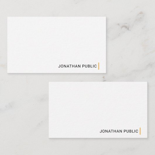 Elegant modern Eenvoudig ontwerp - aangepaste Sjab Notitiekaartje (Voorkant / Achterkant)