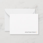 Elegant modern Eenvoudig ontwerp - Sjabloon op maa (Achterkant)