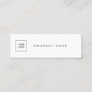 Elegant modern, eenvoudig platform met Logo Compan Mini Visitekaartje