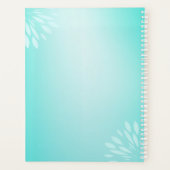 Elegant Modern Eenvoudig Subtiel Monogram Planner (Achterkant)