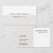 Elegant Modern Eenvoudige Sjabloon Professionele C Visitekaartje (Voorkant / Achterkant)