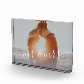 Elegant modern Eerste Kerstmis als Mr. & Mrs Foto (Rechts)