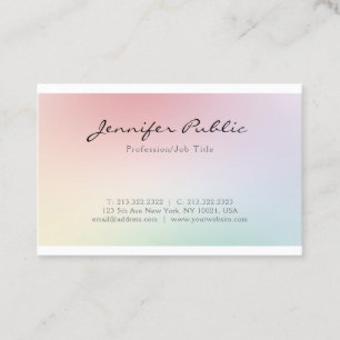 Elegant modern elite Design Professional Trendy Visitekaartje