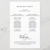 Elegant Modern en Eenvoudig, het Programma van de (Achterkant)