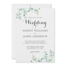 Elegant Modern Eucalyptus Foliage Bruiloft