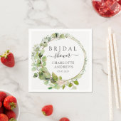 Elegant, modern, eucalyptus servet (Insitu)