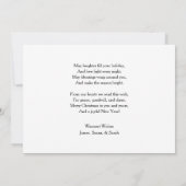 Elegant Modern Family Flat Christmas Greeting Card Bedankkaart (Achterkant)