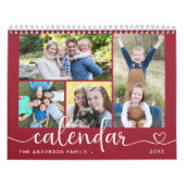 Elegant Modern Family Photos 2026 Kalender (Hoes)
