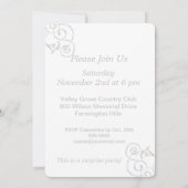 Elegant Modern Fern Foto Birthday - Uitnodigingen (Achterkant)