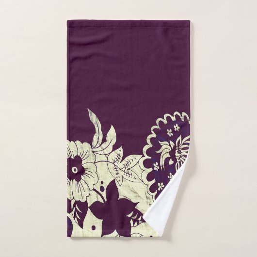 Elegant Modern Floral Bad Handdoek (Handdoek)