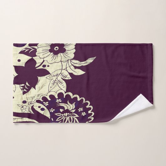 Elegant Modern Floral Bad Handdoek (Handdoek)