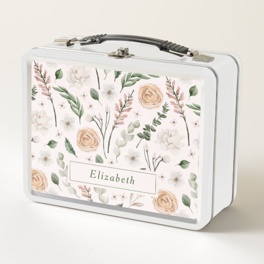 Elegant Modern Floral gepersonaliseerd (Voorkant)