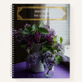 Elegant modern Floral Gold Notitieboek (Voorkant)
