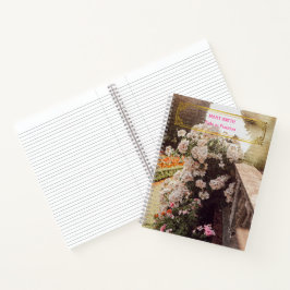 Elegant modern Floral Gold Notitieboek