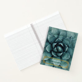 Elegant modern Floral Gold Notitieboek