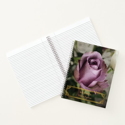 Elegant modern Floral Gold Notitieboek (Binnen)